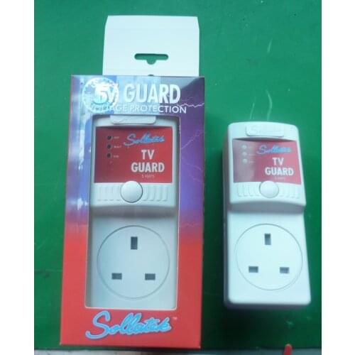5A 13A AVS UK Socket TV Guard Voltage Protector Surge Protector for All Electronic Equipment
