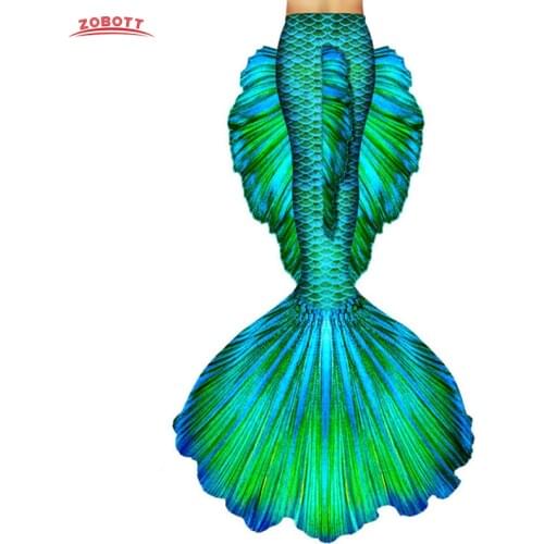 Customized Adult Women Mermaid Tail Cosplay Costume Women Swimmable Swimwear Beach Swimming Cosplay Party without Monofin Costum