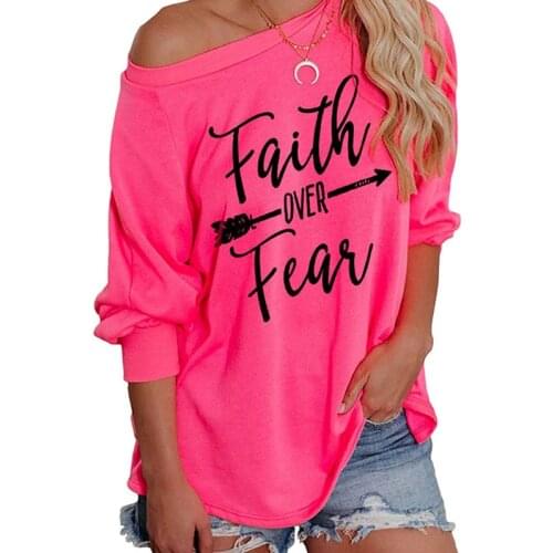 Autumn Women Letter Printed Long Sleeve Sweatshirts Neon Pink Casual Loose O Neck Pullovers Lady Harajuku Jumper Pullover Tops