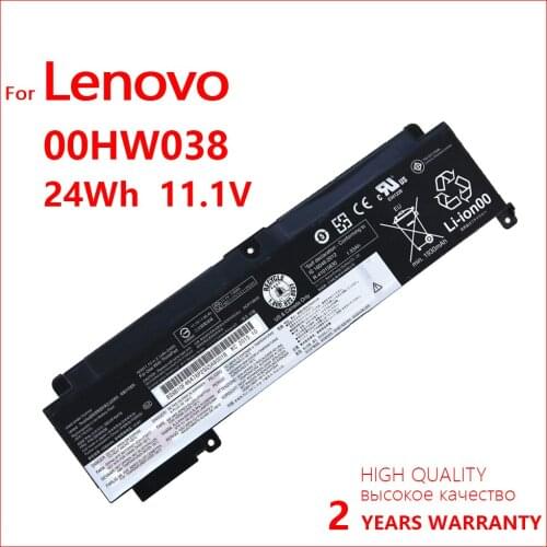 100% Genuine 00HW038 battery for Lenovo ThinkPad T460S T470S Series 01AV406 00HW038 00HW025 00HW024 li-ion laptop batteria