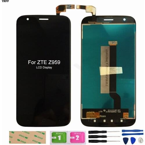 5.5'' LCD Screens For ZTE Grand X 3 Z959 LCD Display Touch Screen Digitizer Assembly Panel Sensor Phone Repair Sets 100% Tested