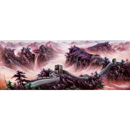 5d diy diamond Painting Landscape Great Wall of China Full Drill diamond embroidery Cross Stitch Mosaic home Decor Craft Gift