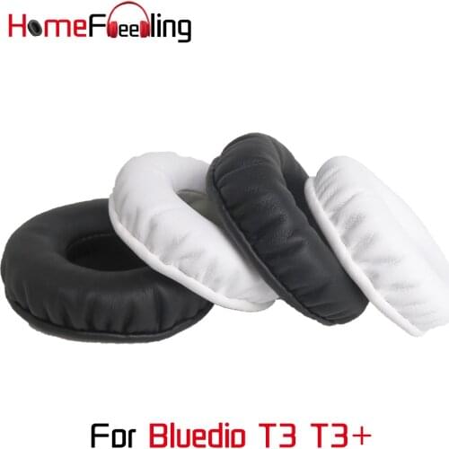 Homefeeling Ear Pads for Bluedio T3 T3+ Plus Headphones Super Soft Velour Sheepskin Leather Ear Cushions Replacement