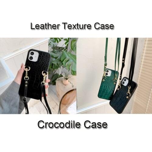 Leather Texture Case For Huawei Honor NOVA 5 9X PRO 20 P smart Z plus Y9 prime Y5 2019 8S 10i Crossbody Lanyard Neck Strap Case