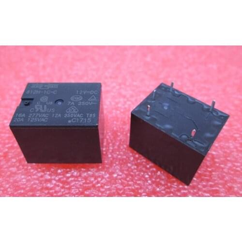 HOT NEW 12V relay 812H-1C-C-12VDC 812H-1C-C-12V 812H-1C-C 12VDC 812H1CC 12V 12VDC DC12V DIP5 50PCS/LOT