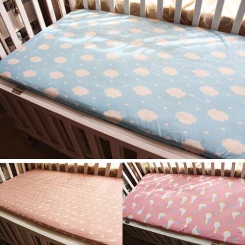 【Spring&Summer】Muslin 100% Cotton Baby Bedding Sets Crib Bed Sheets Newborn Baby Bed Bedspreads For Toddler Infant
