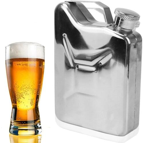 5 oz Creative Stainless Steel Flagon Hip Flask Portable Whisky Wine Pot Personalized Men Gift For Whiskey Liquor