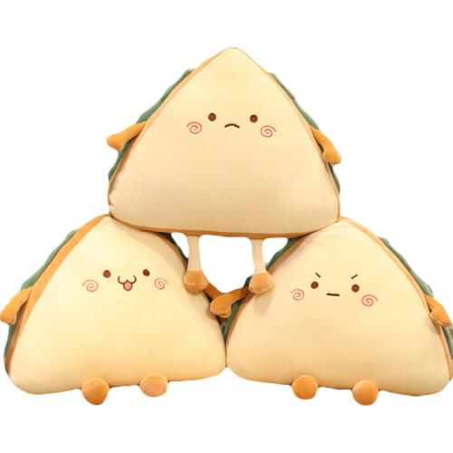 Cute cartoon plush food sandwich toy stuffed fast food sandwich soft doll sandwich throw pillow cushion home sofa decor kids toy