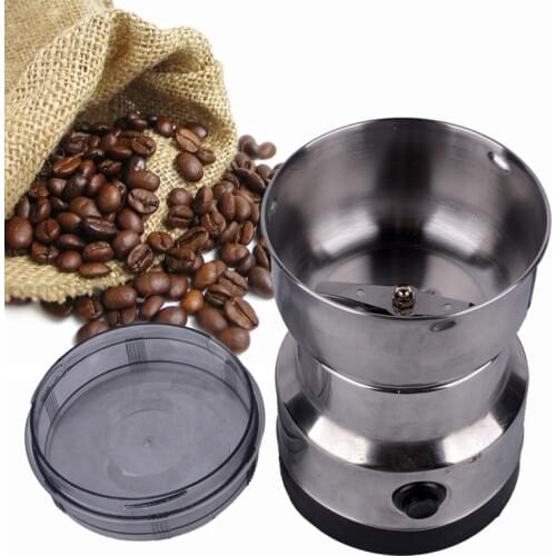 Multifunction electric mini stainless steel high speed coffee grinder machine for home use or commercial High capacity