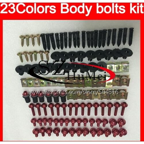 Fairing bolts full screw kit For DUCATI 899 1199 12 13 14 15 1299 899S 1199S 1299S 2012 2013 2014 15 Windscreen bolt screws Nuts