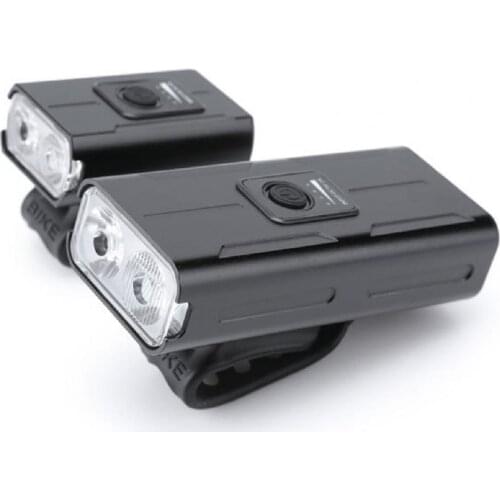 Wholesale Rechargeable Adjustable Bicycle LED Light Aluminum Alloy Bike Headlight Lamp Bicycle Accessories Replacement Parts