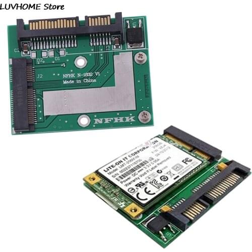 MSATA SSD To 2.5'' SATA 6.0gps Adapter Converter Card Module Board Mini Pcie Ssd High Quality