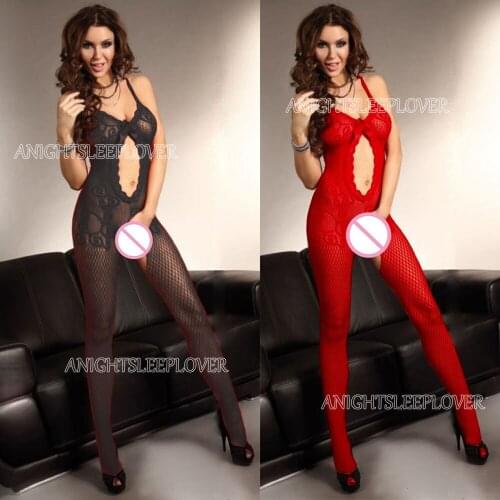 Porn Sexy Lingerie Bodysuit Underwear Sleepwear Women Fetish Tight Open Crotch Teddies Costumes Catsuit Mesh Baby Doll Mujer