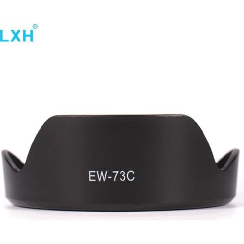 LXH EW-73C Lens Hood for Canon EF-S 10-18mm f/4.5-5.6 IS STM Lens Replacement EW-73C Secure Bayonet Lens Hood