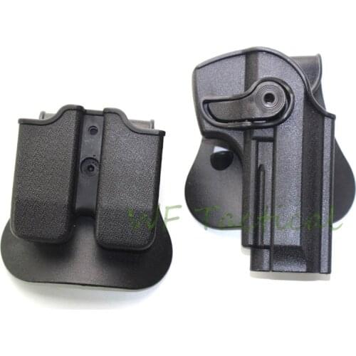 IMI DEFENSE Polymer Retention Roto Holster and double magazine holster Fits For Beretta M9 92 96 Holster