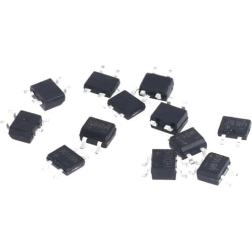 100pcs MB6S MB8S MB10S MB6F MB10F HD06 0.5A 0.8A SMD SOP-4 rectifier bridge stack