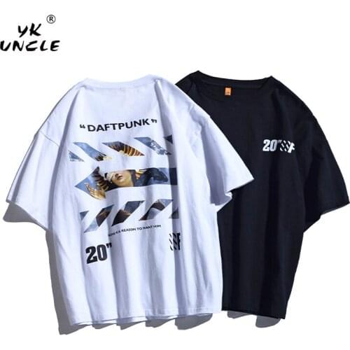 YK UNCLE Mens T-shirt Europe America Style Casual T Shirt Men Clothing O-neck Male Tee Tops Hip Hop Streetwear Fashion T Shirt