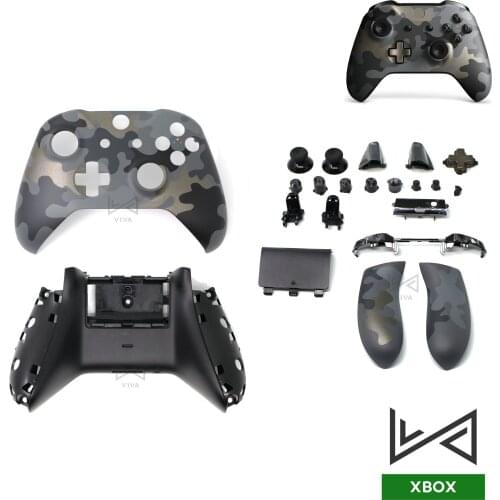 Repair Parts For Xbox One Slim Gamepad Full Housing Shell Case Cover With Buttons Bumper Kit