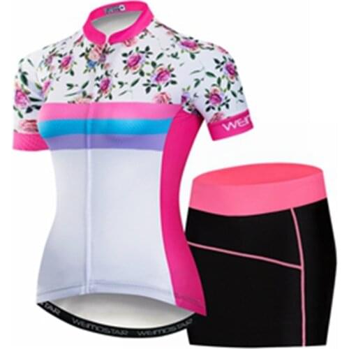 2018 High Quality Womens MTB Bike Jersey Shorts 3D Padded Quick Dry Summer Sports Shirt Dress Cycling Clothing Ropa Ciclismo