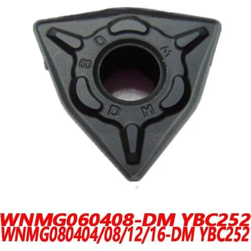 100% Original WNMG060408-DM YBC252 WNMG080404/08/12/16 10pcs CNC Lathe Blade Carbide Insert Processing Of Steel High Quality