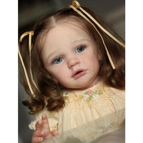 24 Inch Reborn Doll Accessories DIY Blank Kit 60 CM Princess Toddler Fresh Color Soft Touch Vinyl Unpainted Unfinished Part