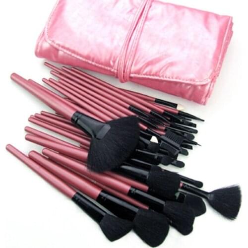 32 Pieces Red/Black Make Up Set Professional Makeup Accessories Brushes Tools Foundation Brush Sets & Kits High Quality