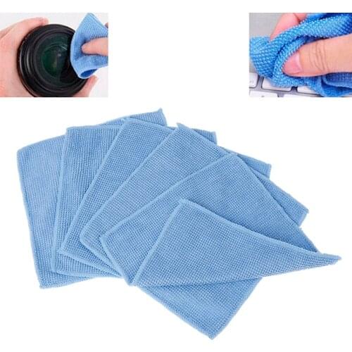 5pcs/lot Lens Clothes camera Cleaning Cloth Microfiber Phone Screen Cleaner Sunglasses Camera Duster Wipes Eyewear Accessories