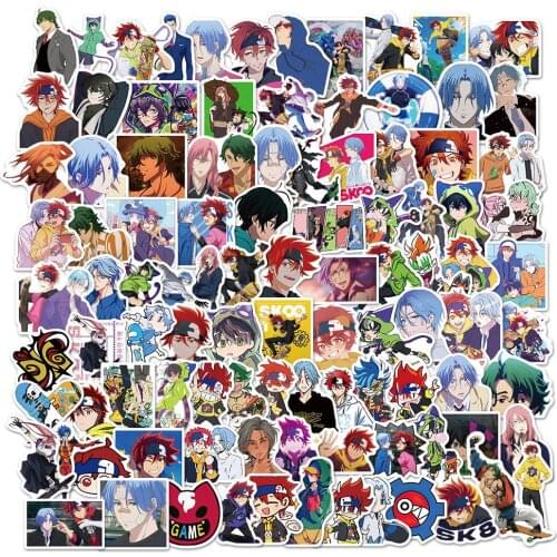Anime SK8 the Infinity Poster Stickers Home Room Decoration Wall Stickers Waterproof Vinly Cartoon Art Decals