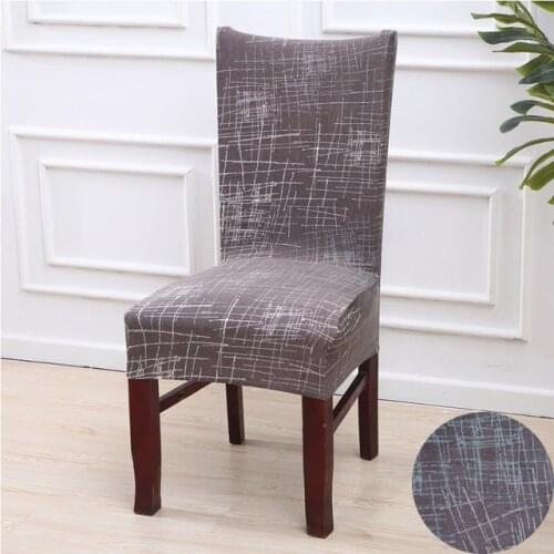Spandex Big Elastic Chair Cover for Dining Room Living Room Banquet Hotel housse de chaise Floral Printed Chair Cover