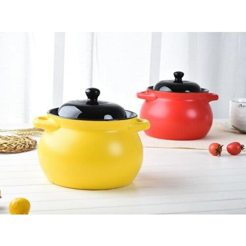 Casseroleceramic cooking open flame soup pot high temperature resistant ishinabe claypot health stewing hot pot lobscouse sauce
