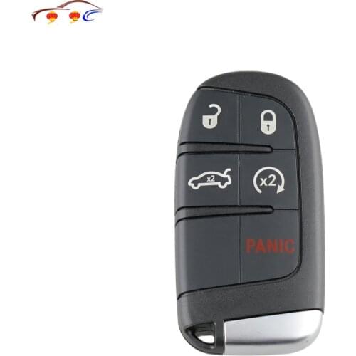 J99 5 buttons key M3N40821302 433 frequency 2014 2015 2016 2017 2018 Jeep Grand Cherokee Keyless Smart Remote Key Fob