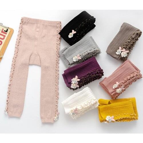 2020 Ins New Fashion Baby Legging Nany Pants Autumn Winter Thin Pants Girls Leggings 0-7 Years Baby Clothing