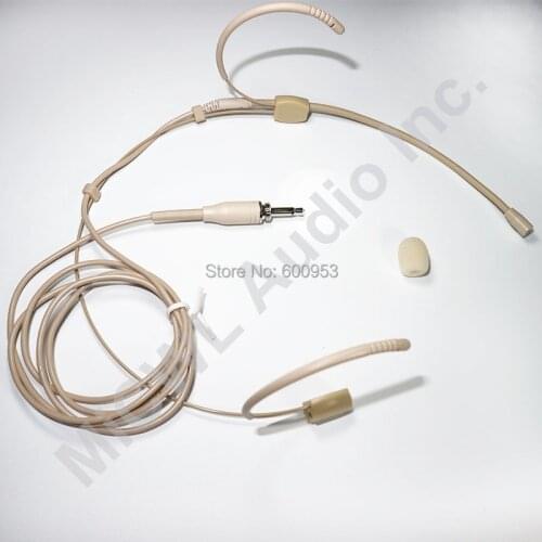 New 2019 Arrival Dual Ear Hook Mic Headworn Headset Head Microphone For Shure Sennheiser 3.5mm Male Screw Thread Plug