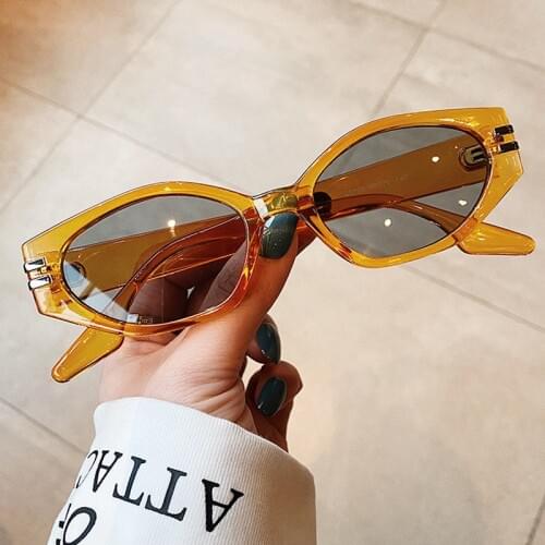 Vintage Irregular Small Square Gradient Sunglasses For Women 2021 Luxury Brand Uv400 Driving Sun Glasses Men Retro Hip Hop Shade