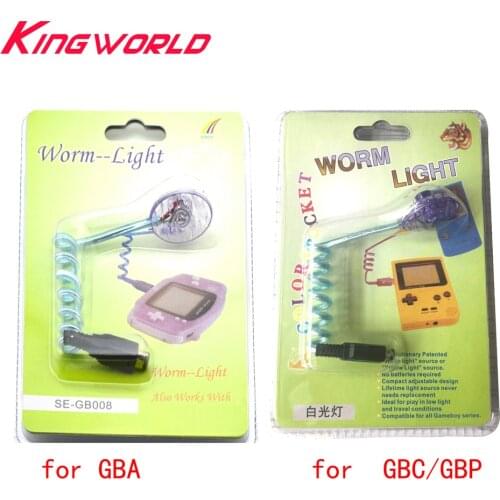 Xunbeifang Worm Light Illumination LED Lamps for G-ameboy Advance for G-BA G-BP G-BC Game Console with packing