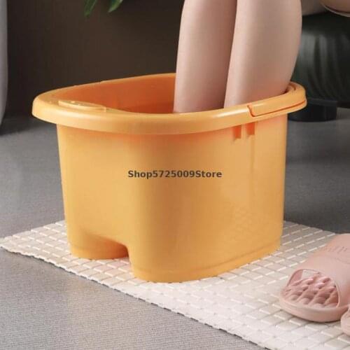 Home Home Foot Bucket Over Legs Knee Home Childrens Health Foot Bath Artifact Dormitory Simple Plastic Foot Basin