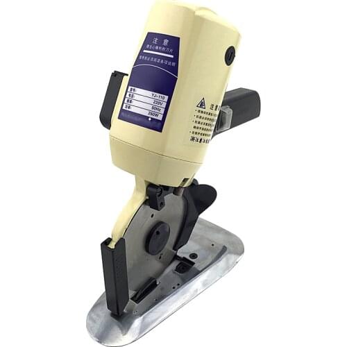 YJ-110 Type Electric Cloth Cutter Fabric Cutting Machine Fabric Round Knife Cutting Machine Electric Hand Push Scissors