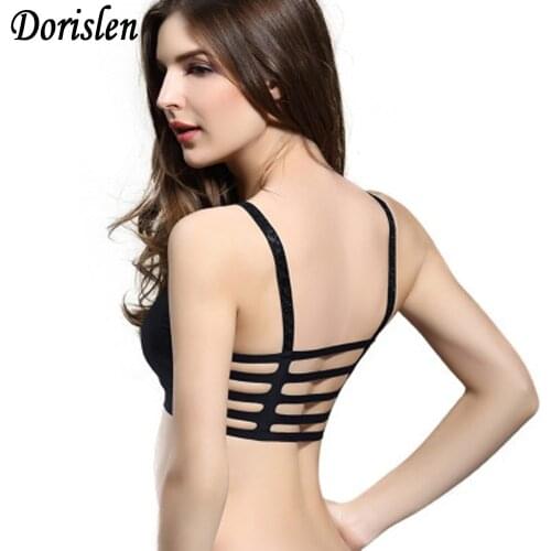 Dorislen Ice Silk Seamless Fitness Bras For Women Beauty Back Breathable Brassiere Sexy Sleep Underwear