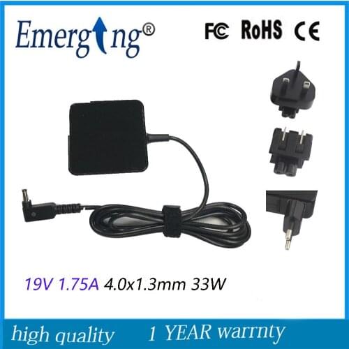 19V 1.75A 4.0*1.3mm Charger Power Supply Laptop Adapter For Asus Vivobook S200 S220 X200T X202E X553M Q200E X201E