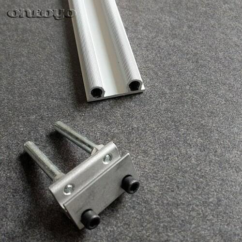 Embroidery Machine Parts Aluminum Alloy Profile Frame Crosspiece Aluminum Alloy Auxiliary Frame Double Rod Chuck 8MM