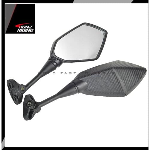 For 1190 RC8R RC8 RC 390 Mirror Motorbike Scooter Rear View Mirror Carbon-Look
