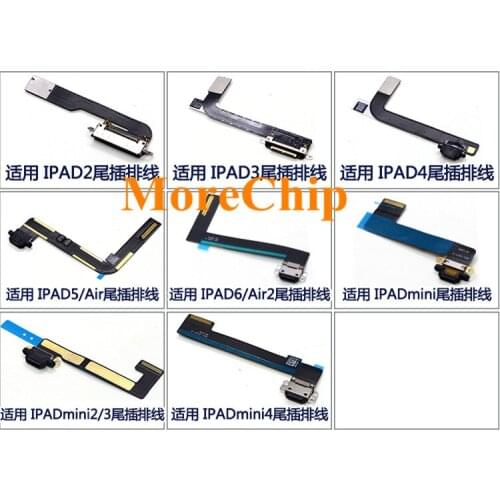 For iPad 2/3/4/5/6/Air1/Air2/Mini/Mini2/Mini3/Mini4 USB Charger Flex Cable Charging Dock Connector Flex Ribbon