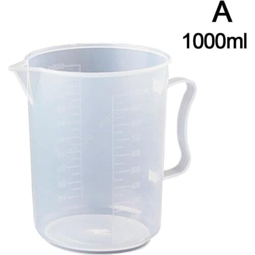 250/500/1000/2000Ml Spout Measuring Cup Cooking Liquid Lab Tool Handle Kitchen Pitcher Sale Jug pour Durable Kitchen Spout K4R8