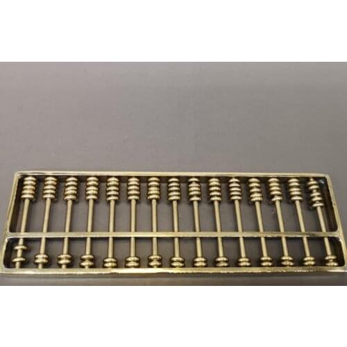 China brass abacus small crafts statue