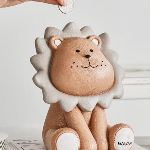 Mystery Children Piggy Bank Money Box Gift Cute Creativity Nordic Modern Piggy Bank Animals Huchas De Dinero Home Decor BD50MB