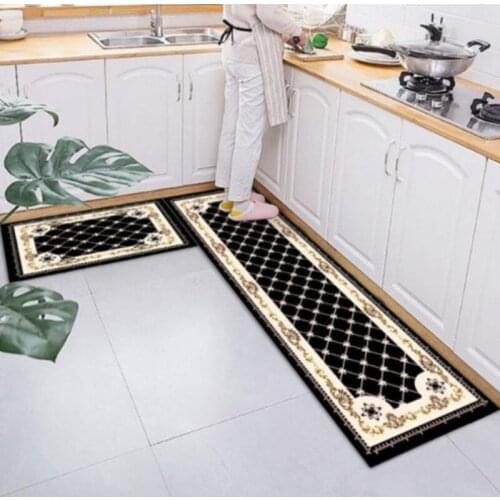 European Style Kitchen Carpet And Floor Mat Set, Suitable For Living Room, Bedroom, Hallway, Hotel, Etc