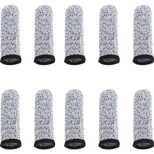 Best 10 PCS Finger Cots Cut Resistant Protection, Extender for Kitchen, Work, Sculpture, Anti-Slip, Reusable