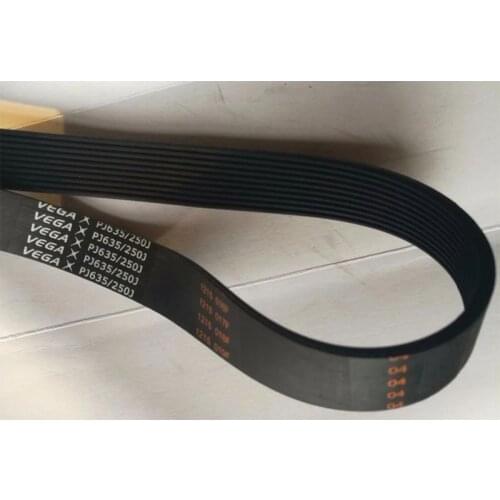 New Arrival! VEGA V-Belt PJ635/250J 10 ribs Treadmill motor belt Drive motor belt ,Alternator Belt, Drive belt 2PCS