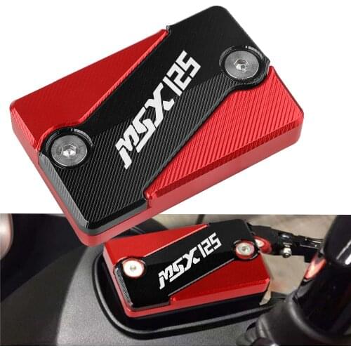 Latest high quality Scooter Motorcycle Accessories Front brake Fluid Reservoir Cap Cover For HONDA MSX125 2013 2014 2015 MSX 125