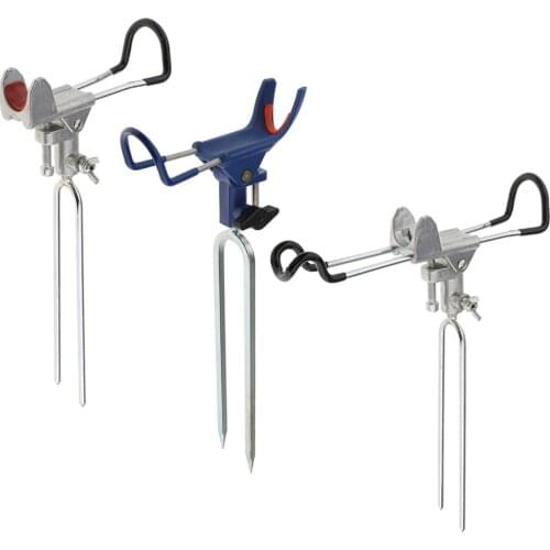 Stainless Steel Adjustable Ground Inserted Fishing Rod Holder Rack Pole Bracket Support